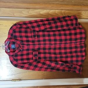 Faded Glory Plaid Button Down